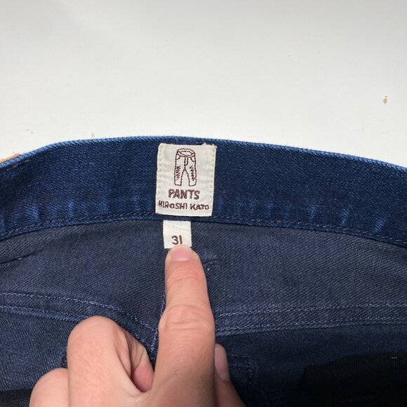 Hiroshi Kato Pen Slim 4-Way Indigo Stretch JPN Selvedge Jeans men's size 31x28.5 - Picture 4 of 11